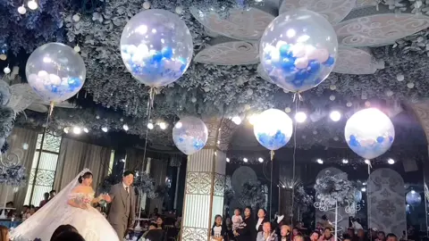 Bóng Kích Nổ 6 Trên Rơi Xuống Lối Đi #bongbaytieccuoi #bongkichnotieccuoidongnai #bongkichnotieccuoi #bongkichnosaigon #balloonwedding 
