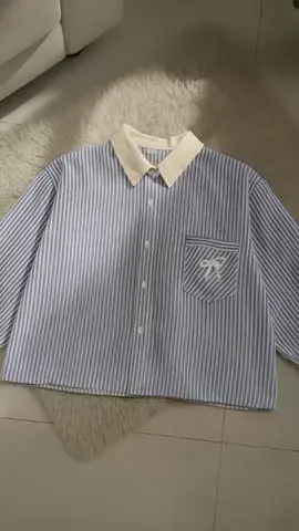 Kemeja Cewe salur #kemejawanita #kemejasalur #bajusalur #bajuwanita #kemejaoversize 