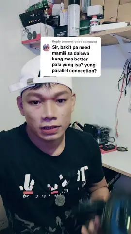 Replying to @nevrfront parallel vs series connection #speaker 