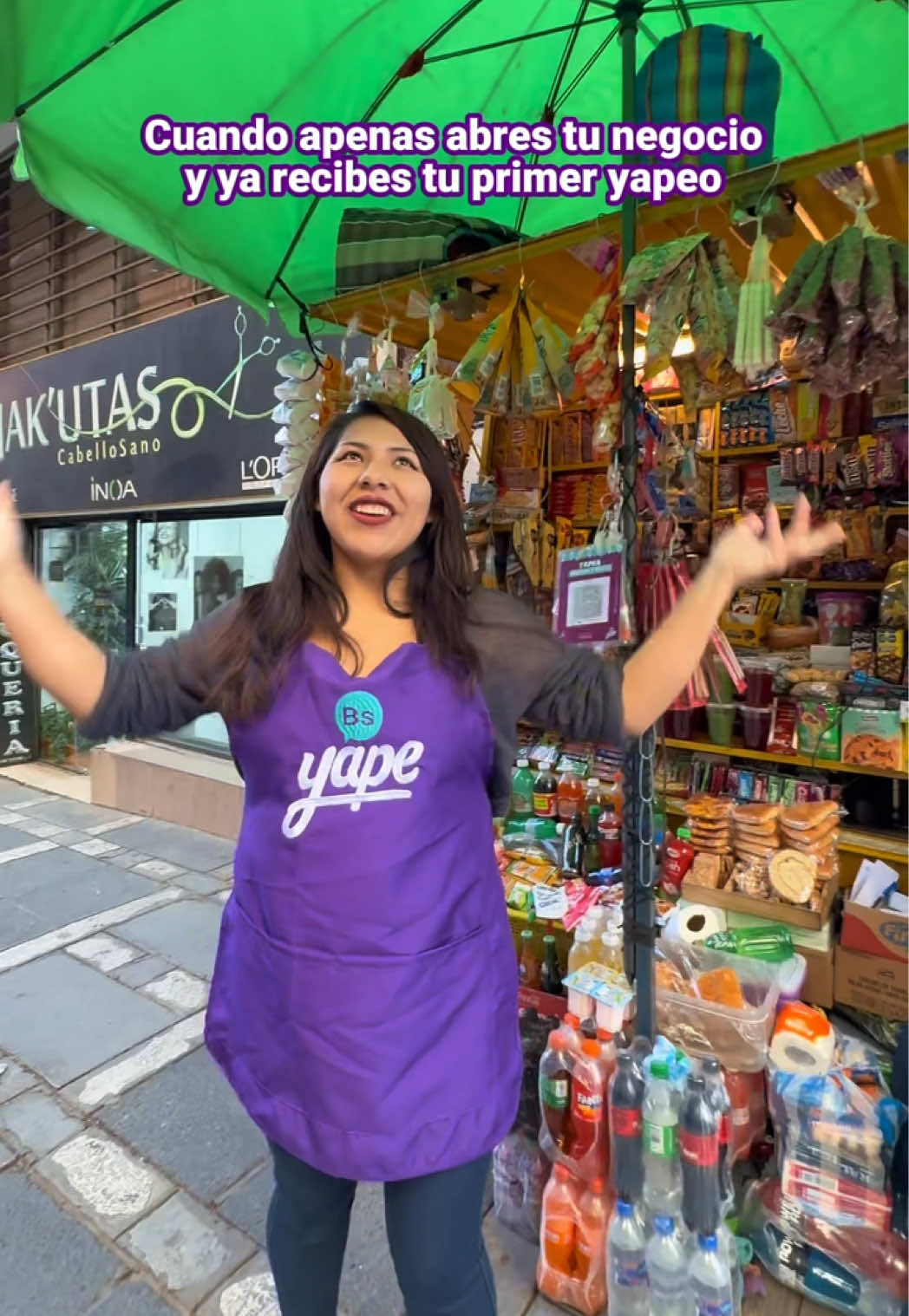 Buenos días yaperos 🤭👋🏻💜 #yapebolivia #casera #tienda 