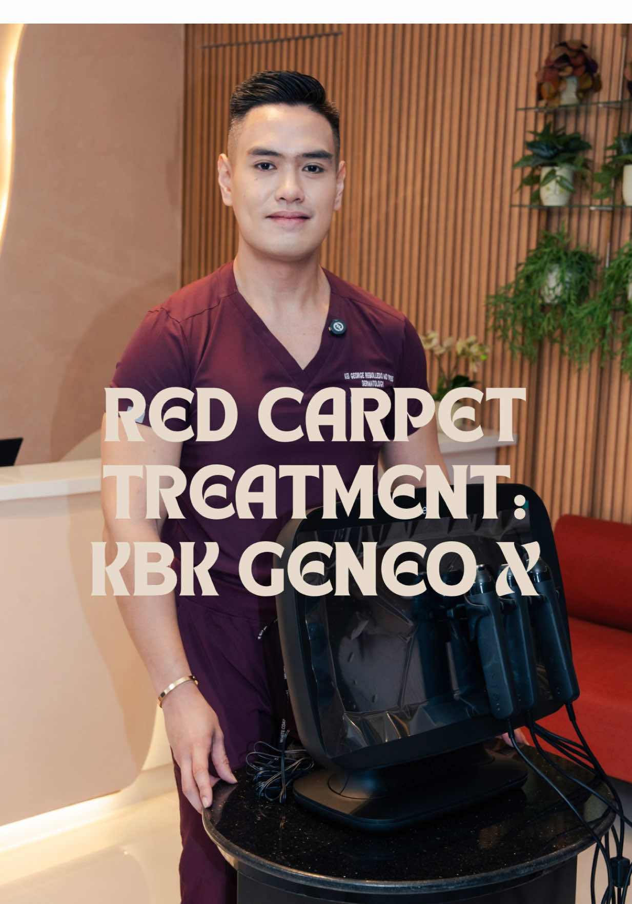 Be Red Carpet Ready with KBK Geneo X. It is a new-generation facial treatment that gives you an instant glass-skin glow - perfect before any special event, or anytime you want fresh, lifted, and radiant skin.   It’s often called the ‘Red Carpet Facial’ because you can see and feel the results right after one session.   The treatment starts with OxyGeneo™ infused with 24K gold particles, silk amino acids, and rosehip oil, which gently exfoliates and oxygenates your skin from within — leaving it bright and smooth.   Then, Ultrasound technology helps your skin absorb all the nutrients, while  TriPollar RF tightens and lifts for a firmer look. It stimulates collagen long term as well stimilar to HIFU for a snatched look.   Finally, ESA or Electrical Skin Activation reawakens sluggish skin cells, boosts collagen, and tones your skin from within for long-lasting rejuvenation.   It’s completely non-invasive, with no downtime — just instantly glowing, red-carpet-ready skin. ✨ #kutisbykei #dockei #dermatologist #skincareph #geneox 