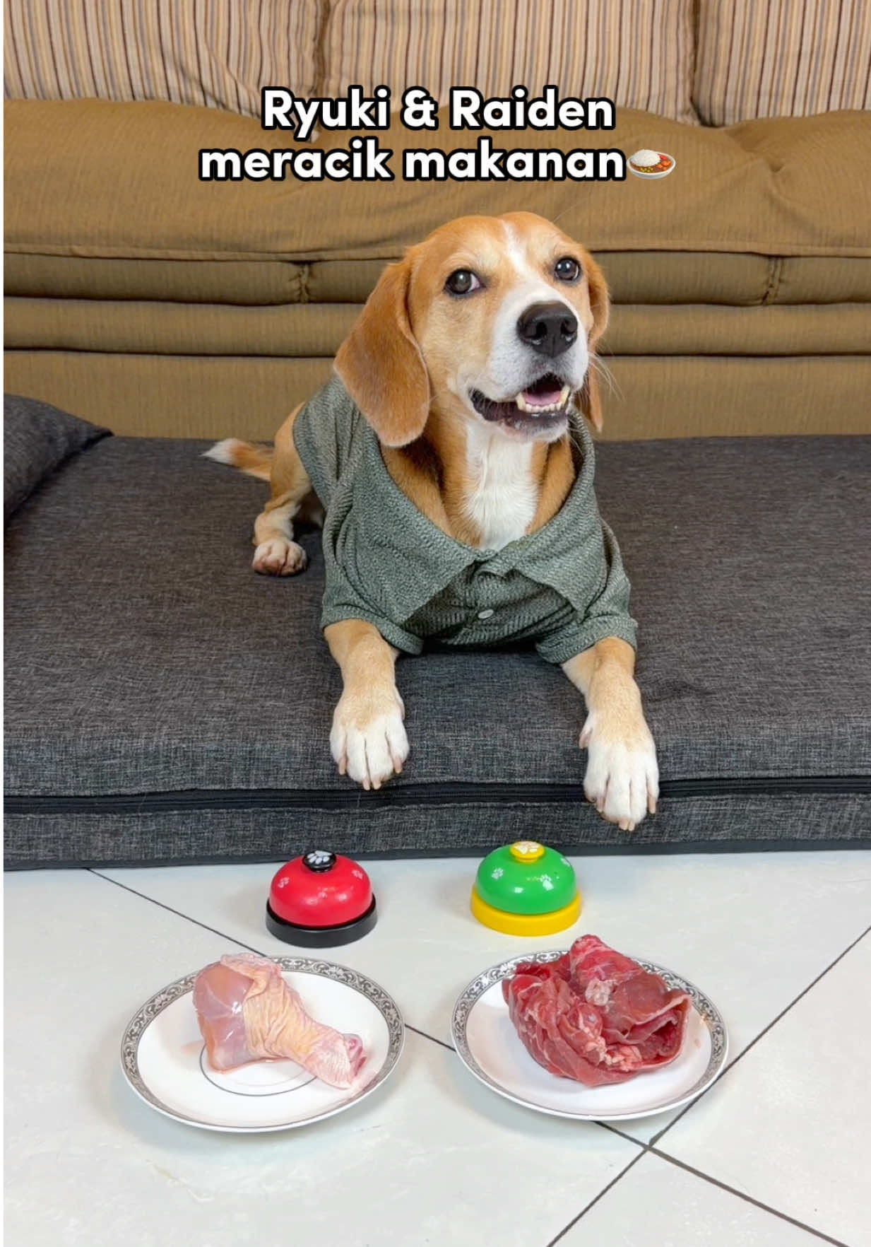 Ryuki & Raiden meracik makanan😋 Jangan lupa berdoa sebelum makan yaaa🥰  #yukoandryuki 