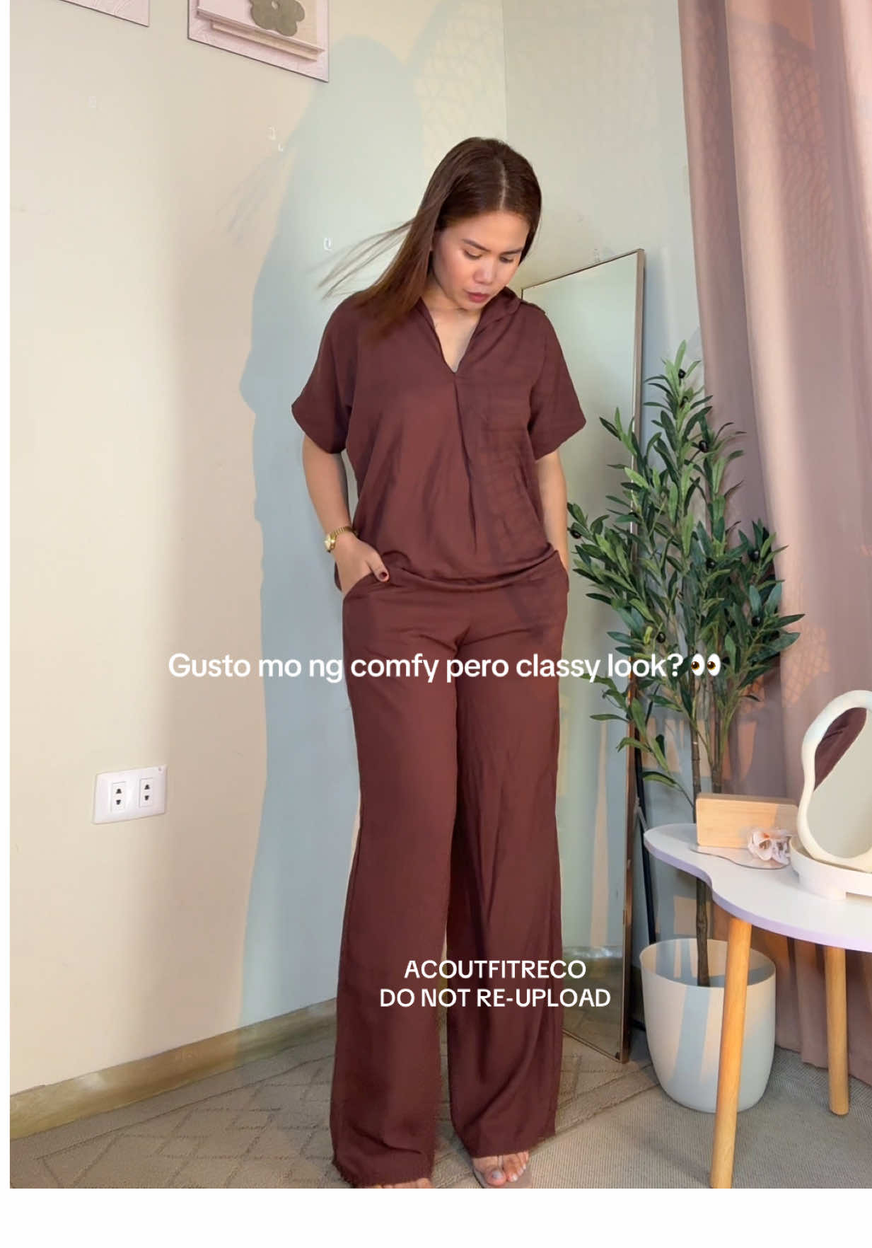 Hindi mo kailangan gumastos ng malaki para magmukhang classy 😉 Presko, light, at perfect for everyday wear! #coords #coordsoutfit #classystyle #coordsrecommendation #outfitideas 