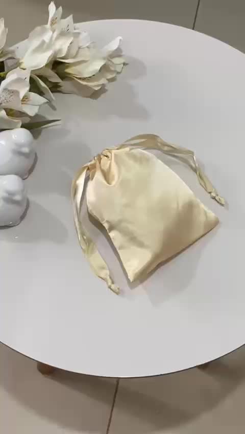 Tapa Olho Para Dormir Mascara De Cetim Tampa Olhos Blackout Kit Completo Com Scrunchie E Bolsa Dourado 