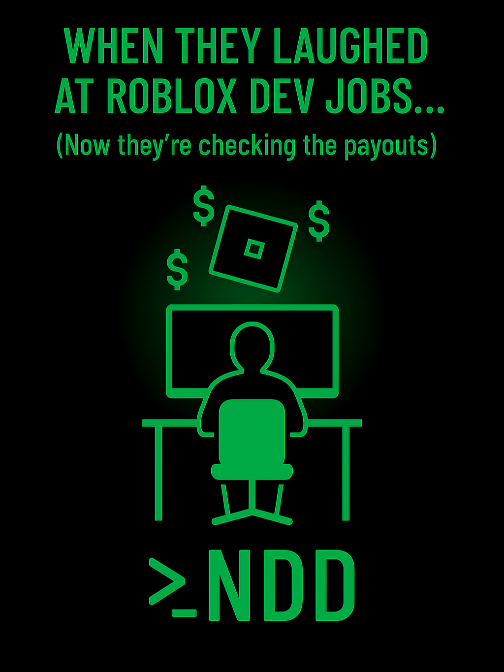 Roblox just paid $1 billion to creators this year - and people still think it’s a “kids’ game.” 🎮   If you can code and spot opportunities early, this platform’s becoming a serious goldmine for indie devs. #RobloxDev #gamedev #indiedeveloper #codingtiktok #NoDegreeDev #DeveloperLife #GamingNews #AIGames #TechNews #SoftwareEngineer #ProgrammerHumor #DevTok #Gamers #RobloxStudio #GameDesign