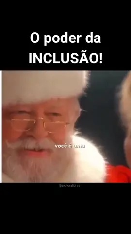 O poder da inclusão! 🥹😍#natal  #linguadesinais 