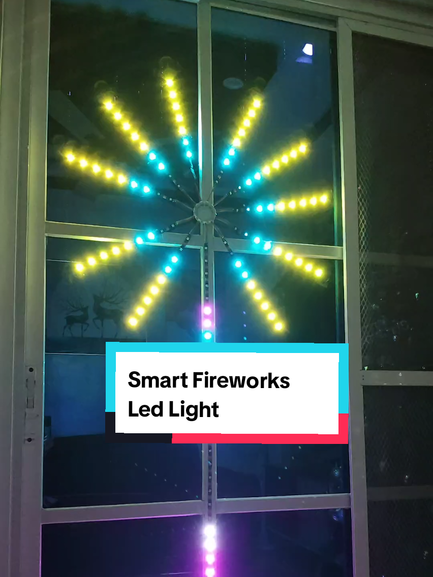 Smart Fireworks LED 5V Strip Light kit Remote Control #smartledstrip #ledfireworkslight #partylight #christmasdecor #newyearlights 