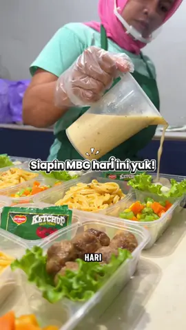 Wah kalau menu MBG kayak gini, fix mau sekolah lagi!😆😝 #mbg #katering #kateringdiet #kateringbjm 