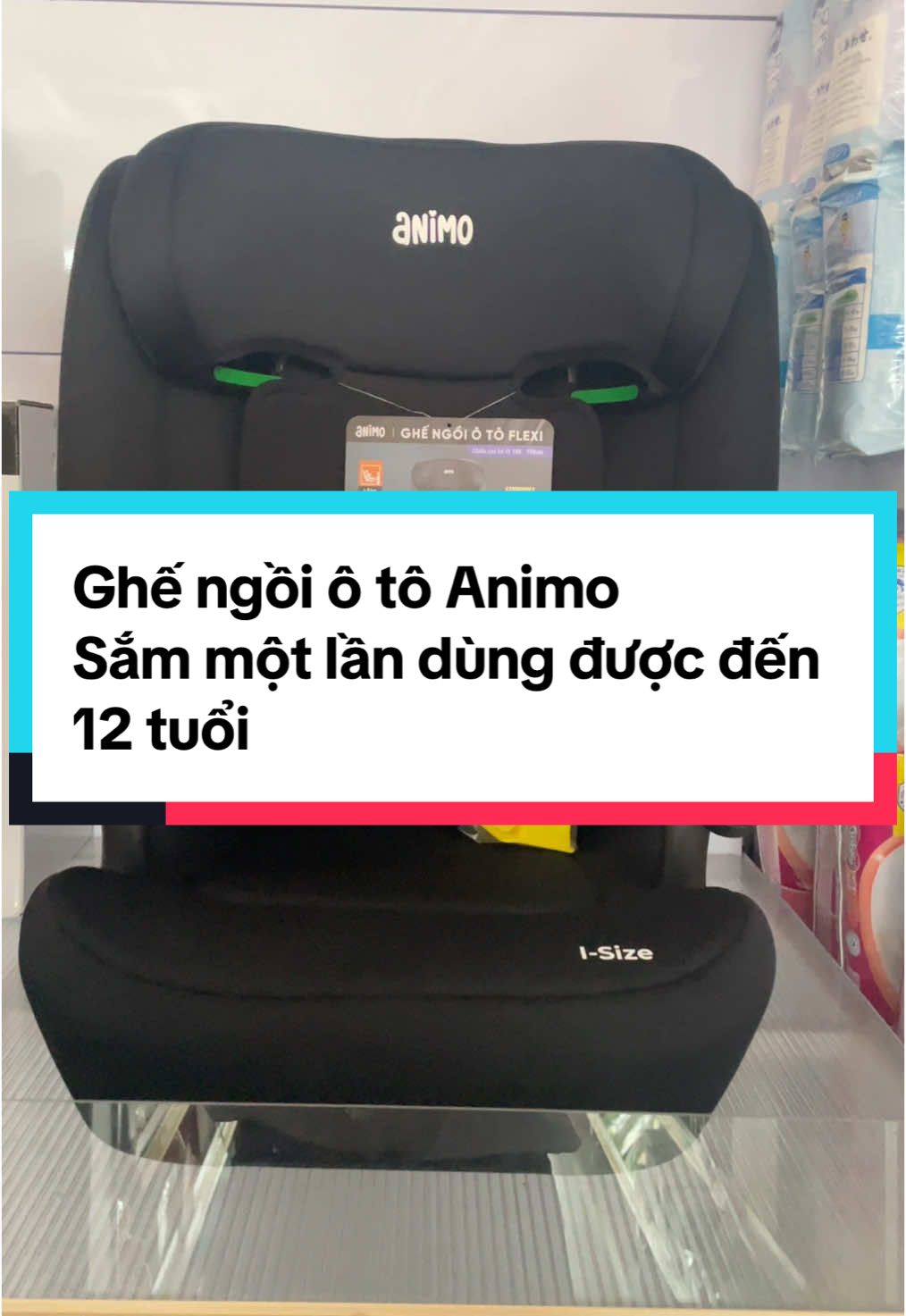Ghế ngồi ô tô #Animo, An toàn chuẩn Châu Âu, bảo hành 2 năm 1 đổi 1 #concung 