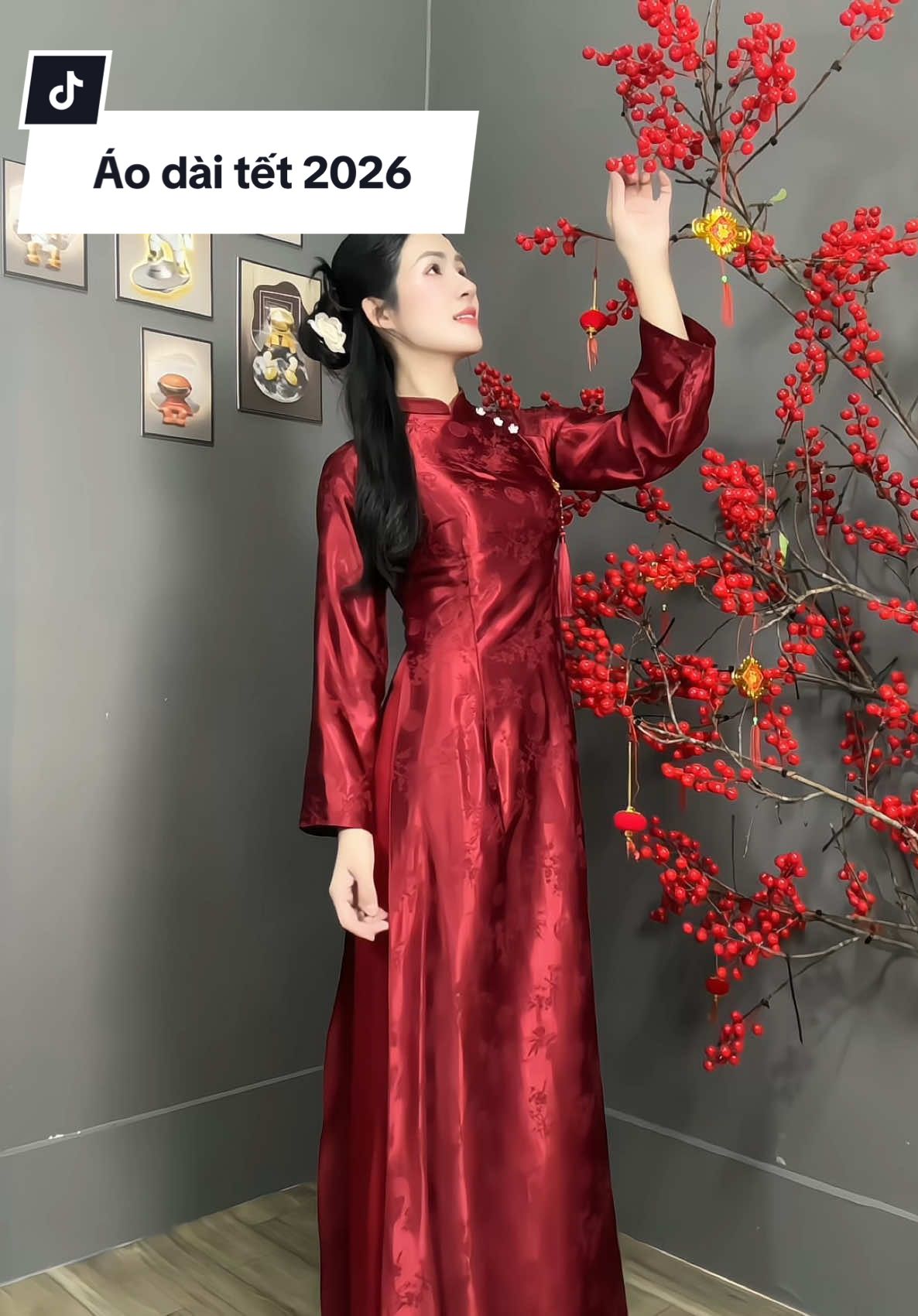 Áo dài truyền thống mặc Tết 2026 #aodaitet2026 #aodaitet #aodai #aodaitruyenthong #tet2026  @Phùng Dung - Mẹ Cu Bo Review  @Phùng Dung - Mẹ Cu Bo Review  @Phùng Dung - Mẹ Cu Bo Review 