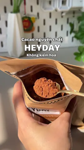 Loại cacao mà mình tin dùng - Bột Cacao nguyên chất nhà HEYDAY, Dòng Natural không kiềm hoá, 22%-24% bơ cacao #cacao #cacaonguyenchat #chongoxyhoa #Heyday #phache 
