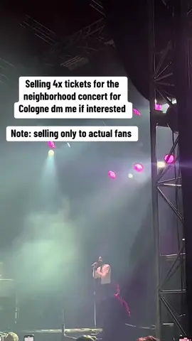 4x the neighborhood Tickets at Lanxess Arena Cologne, Germany Sunday, May 10, 2026 really don't want them to be wasted, and they are going for face value. #fyp  #theneighbourhood #worldtour #cologne #concerts 