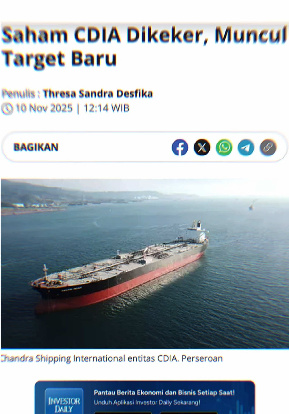 Here we go CDIA to 2400 and higher to get pass in MSCI🙌🔥 #ihsg #saham #profit #bagger #cdia 