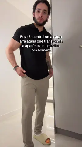 Não tem como não se destacar com o básico bem feito #moda #alfaiataria #tiktokshop #modamasculina 