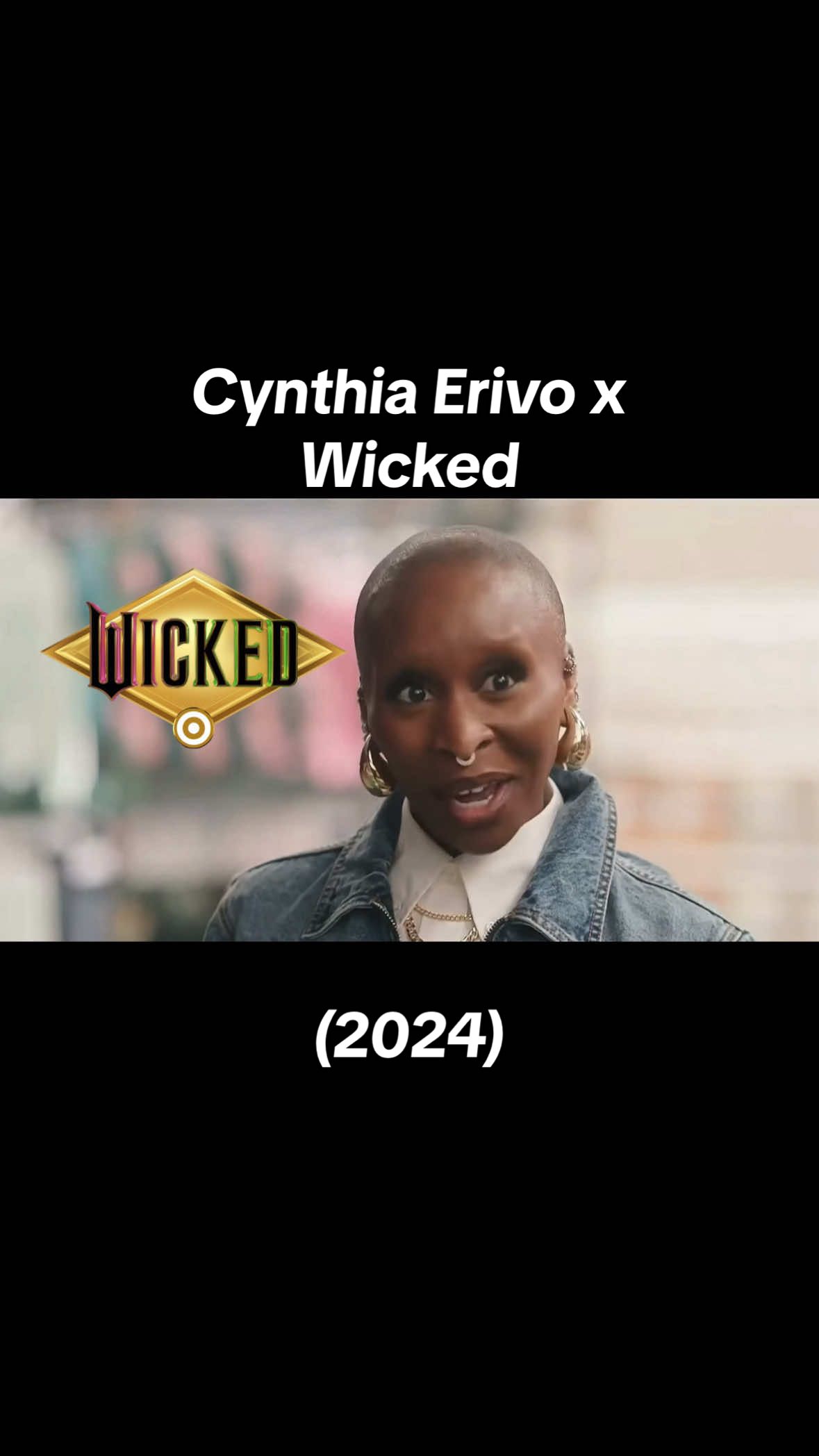 “That’s my line” 🎶 @Cynthia Erivo #cynthiaerivo #target #wickedthemovie 