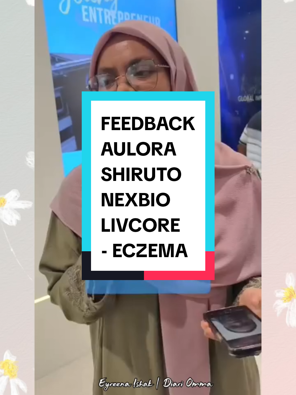 Testimoni ECZEMA Alhamdulillah dengan kebaikan #Shiruto #Aulora #Spirulina terbukti membantu kesembuhan.  #BEInternational #BEwithEyreena   𝗣𝗘𝗡𝗔𝗙𝗜𝗔𝗡 : Catatan ini berdasarkan keputusan individu dan tidak ditunjukkan untuk membuktikan bahawa ia dapat mengenalpasti, menyembuhkan atau merawat penyakit. Ianya bertujuan untuk memberi informasi, mendidik dan memberi semangat untuk sihat. Sila rujuk doktor atau pakar kesihatan anda berkenaan maklumat ini dan buat keputusan selepas mempertimbangkan keadaan genetik, budaya dan peringkat usia anda yang tersendiri.