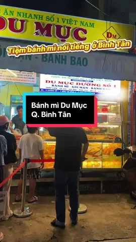 Tối đói bụng thì tới ngay bánh mì Du Mục liềnnnn 🤤 #ancungtiktok #camiezreview #binhtan #saigonfood  #creatorsearchinsights 