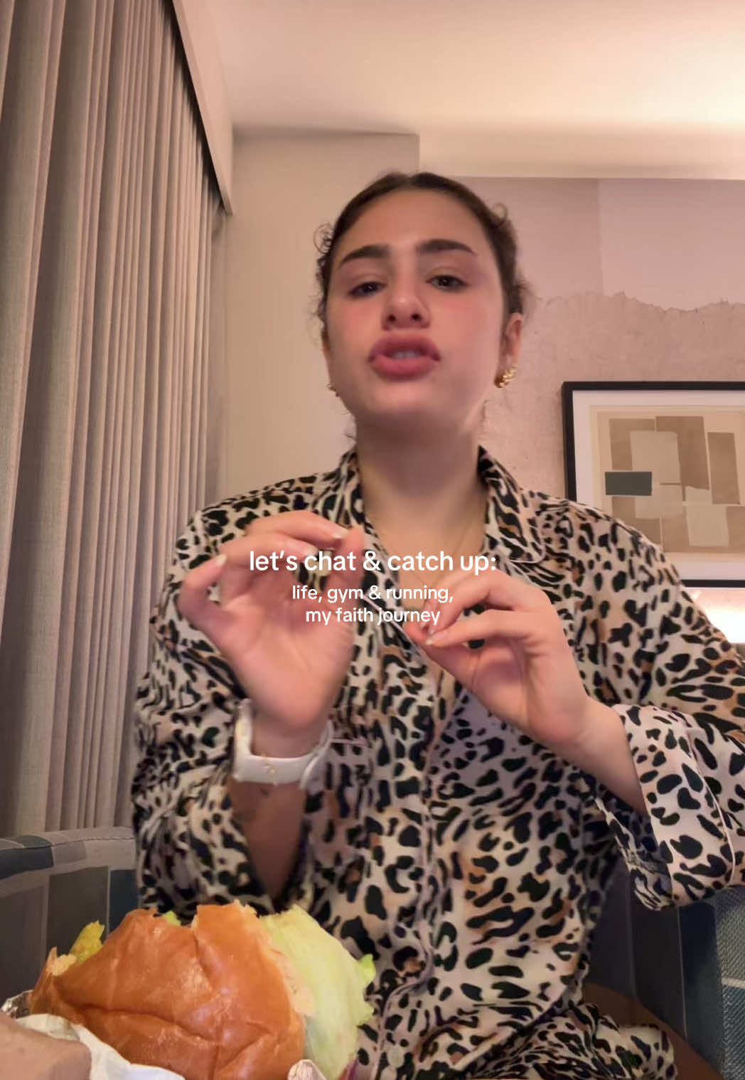 The burger standing there like 👁️👄👁️