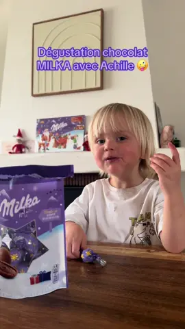 Dégustation Milka avec Achille, il adore ça mon bébé! Trop de manière mon bébé mdrrr 💜 #milka #baby #maman #momlife  