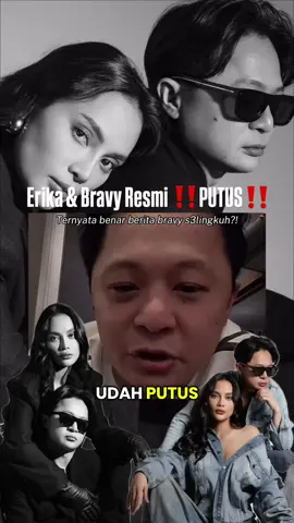 Bravy : “yang di akun gosip itu yang gua DM perempuan bilang kangen segala macam itu benar! Bukan editan, memang benar itu gua ada DM cewek itu gua selingkuh” 💔 #erikacarlina #ericarl #bravysonvconk #bravyerika #fyp 