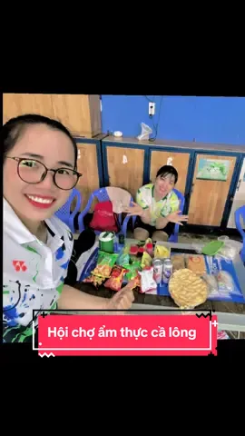 Tụi mình mở gian hàng ẩm thực phục vụ bà con 🏸🏸 😊  #caulong #badminton #girlcaulong #cầulông #xh 
