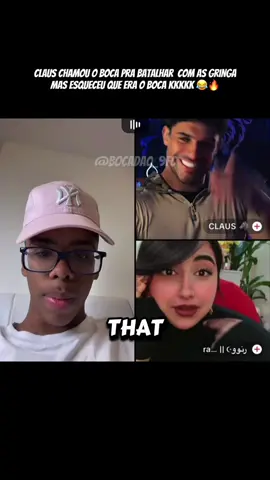 Boca fico perdido kkkkkk #claus #bocade09 #tiktoklive #gringas #fpyシ 
