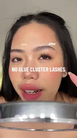 new glue free cluster lashes recooooo from @Mlen beauty shop 😍 #MLEN #mlendiaryph #eyelashes #eyelashesextension #fyp 