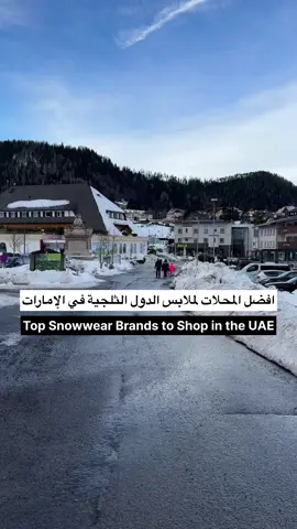 من وين تاخذون لبسكم؟ #fyp #snow #دبي 