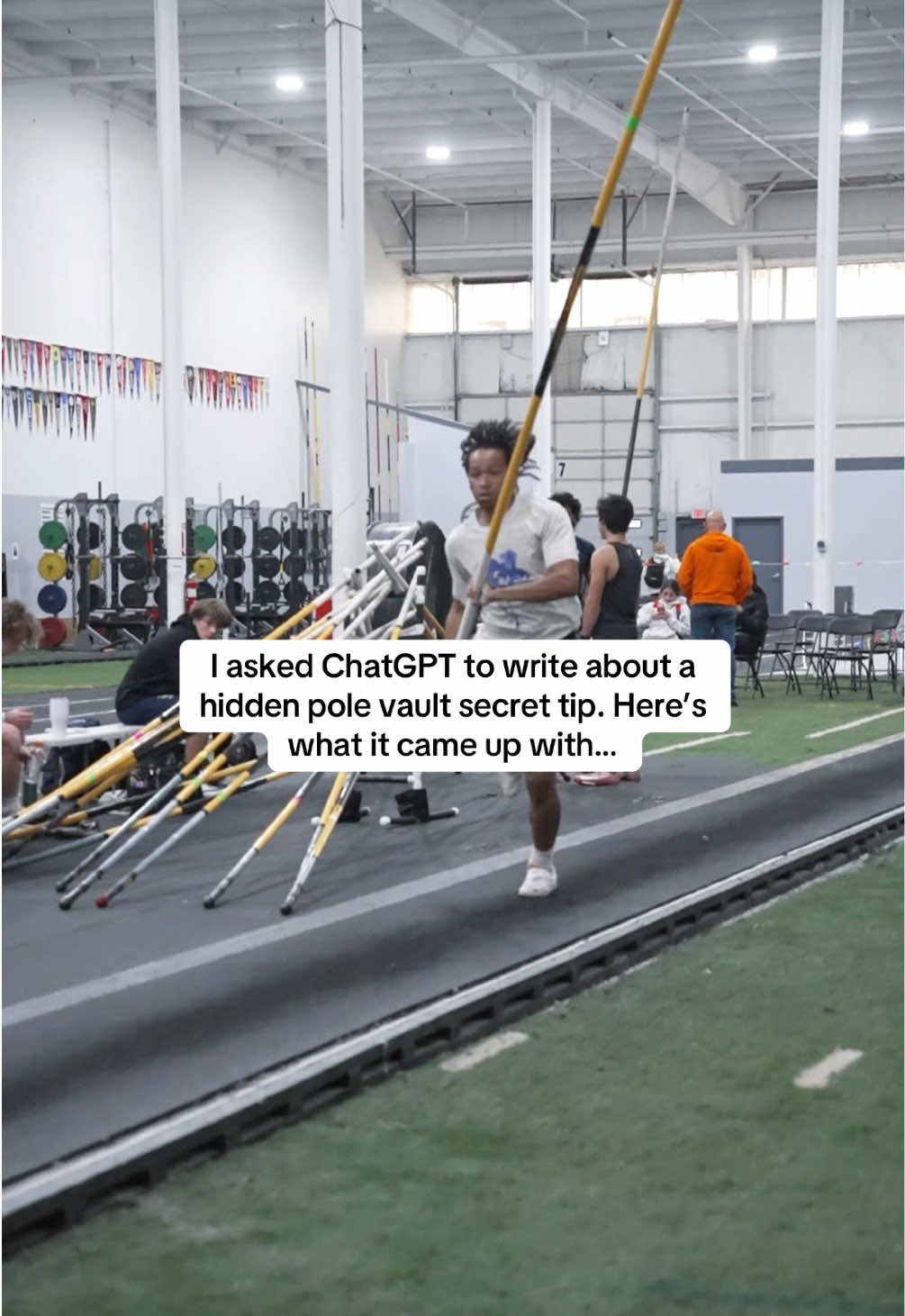 The science they don’t want you to know 😂 #polevault #polevaulting #trackandfield #polevaulttraining #polevaultdrills 