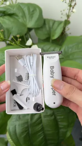 Tông đơ cắt tóc cho bé Kemei lưỡi cắt được bo tròn an toàn với làn da #tongdocattocchobe #tongdokemei #kemei1319 #tongdocattocgiadinh 