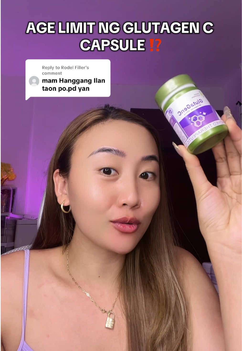 Replying to @Rodel Filler AGE LIMIT NG GLUTAGEN C  CAPSULE ⁉️ #glutagenc #glutagenccapsule #glutagencreview #simpleesupplementsglutagenc @Simplee Supplements 