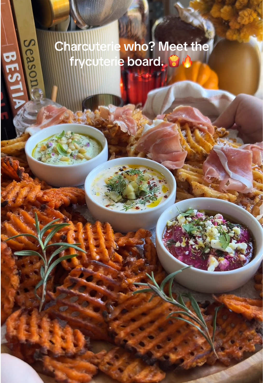 Sorry charcuterie… these fries and dips just took your spot. 😏🍟 @Alexia Foods @Easy Home Meals  #foryou #fyp #snacks #FoodTok 