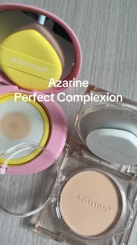 New!! Covermatte Sunscreen Cushion dan Porefect Powder Foundation dari @azarinecosmetic yang perfect banget buat dijadikan complexion kalian😍😍 #cushion #1111tiktokshopping #powderfoundation #makeup #BeautyTok #foru #complexion 