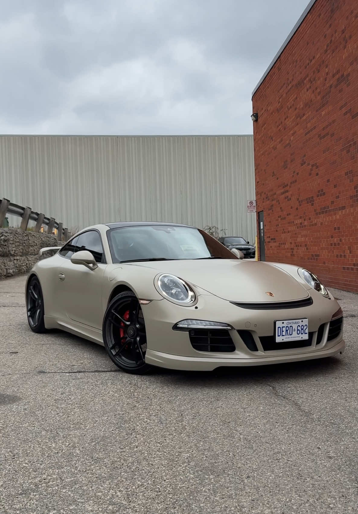 Porsche 911 Carrera GTS wrapped in 3M Sandstone & Ceramic Coated with @System-X Ceramic Coating #wraptors #porsche #porsche911 #carwrap #ceramiccoating 