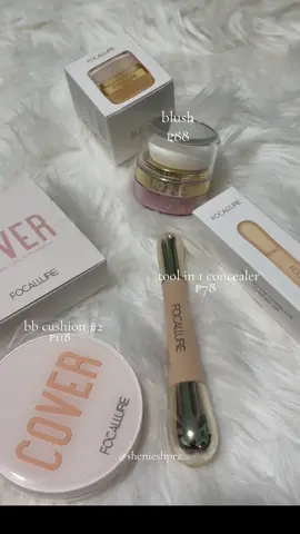 these 3 for less than? YES! LESS THAN 300php! Grab the chance while stocks last! #focallure #bbcushion #blush #concealer #TikTokBeauty 