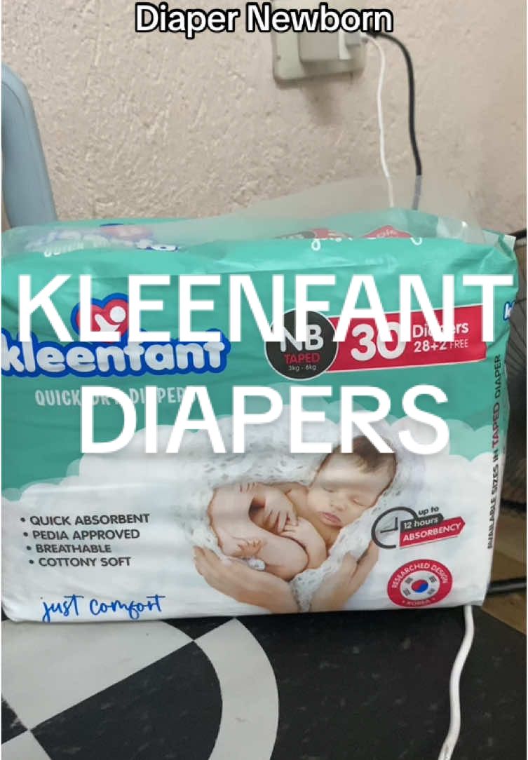 Kleenfant Baby Taped Diaper Newborn #babydiaper#tiktokviral #kleenfant#mombudolfinds 