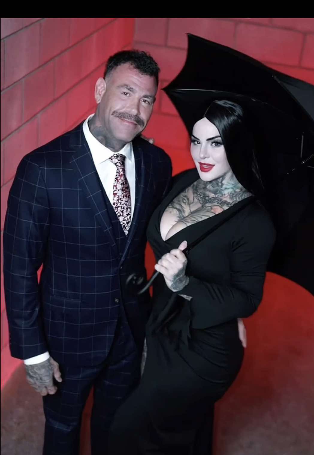 One more time 🥀 @James M. Ramsey #morticiaaddams #gomezaddams #theaddamsfamily 