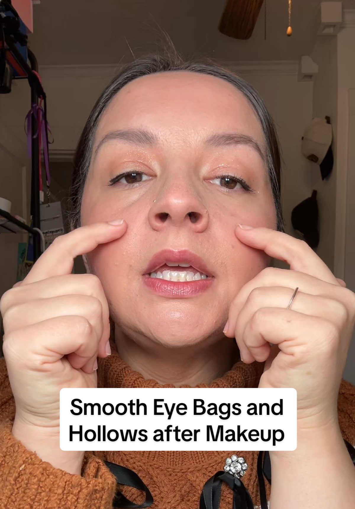 No amount of makeup smoothes my undereyes like the PTR eye Tightener 🫰🏼  @Peter Thomas Roth Labs Instant FirmX Eye Tightener Easy Wear Formula #smoothskin #eyebags #makeuphacks #tiktokshopblackfriday #tiktokshopcybermonday 