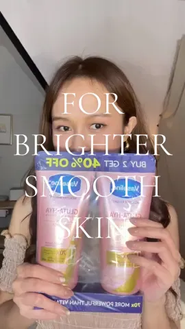 Vaseline Gluta Hya Dewy Radiance 💖 for brighter, smooth Skin. Moisturizing and hydrating, perfect for dry skin girlies.  @Vaseline Philippines #vaselineglutahya #brighteninglotion #serumlotion #dryskincare #skincare 
