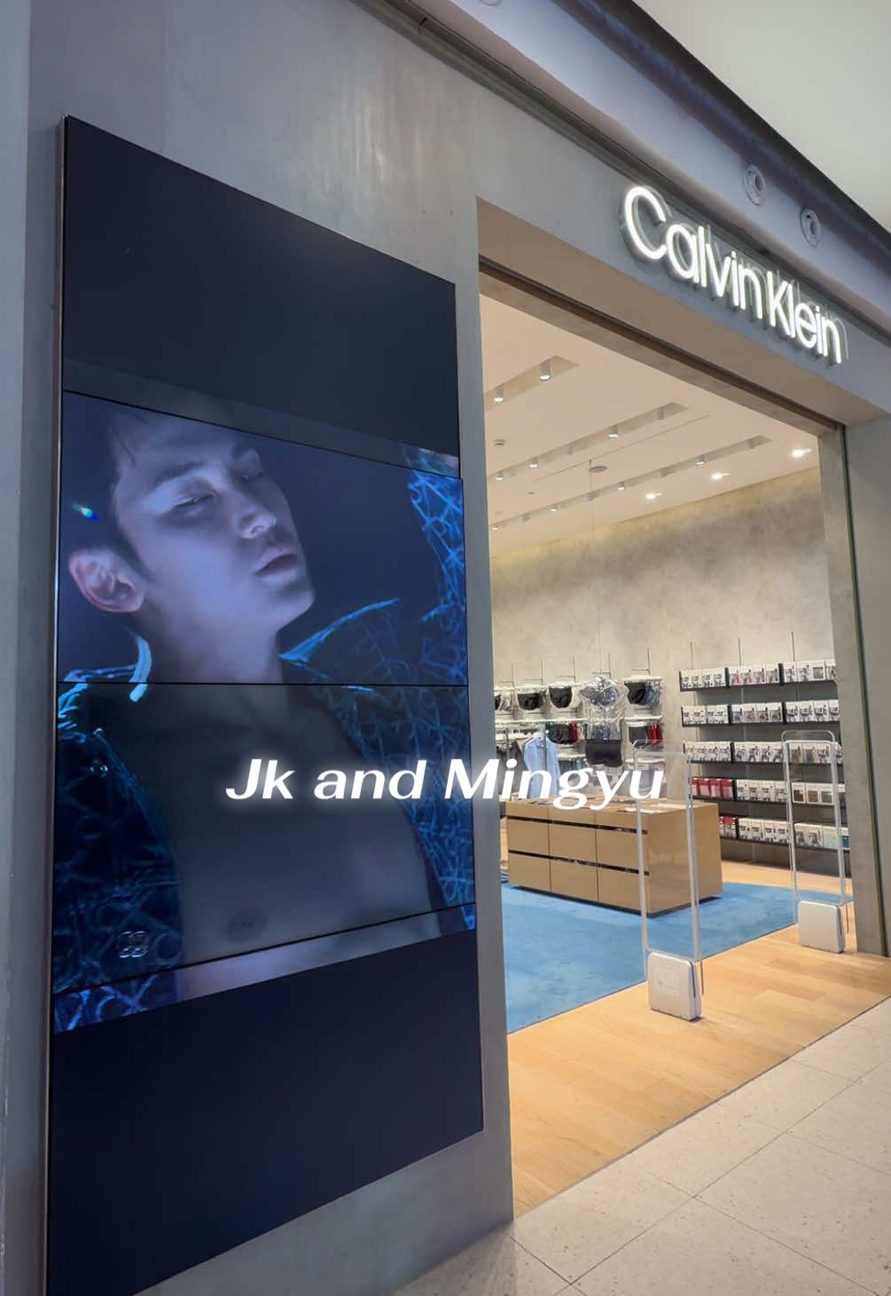 Didn’t expect the next video after Jungkook 🔥❤️‍🔥 this 2 #jungkook #mingyu x #calvinklein #bangkok 