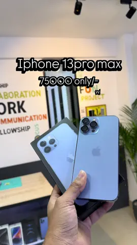 Iphone 13 pro max  price:75000 only/- #iphone13promax #applesalesnepal #newroad #foryoupage #reel 