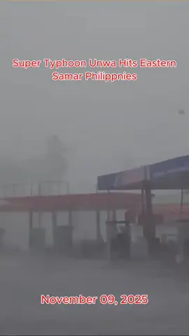Super Typhoon Unwa Hits Eastern Samar Philippines #typhoon #wind #philippines #fy #goviral 