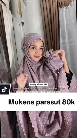 Mukena Dewasa Mini Pouch 2 in1 Parasut Motif Premium Lasercut##promomakan1111##mukenatravel##mukenamurah@@Mukena Al Gifary