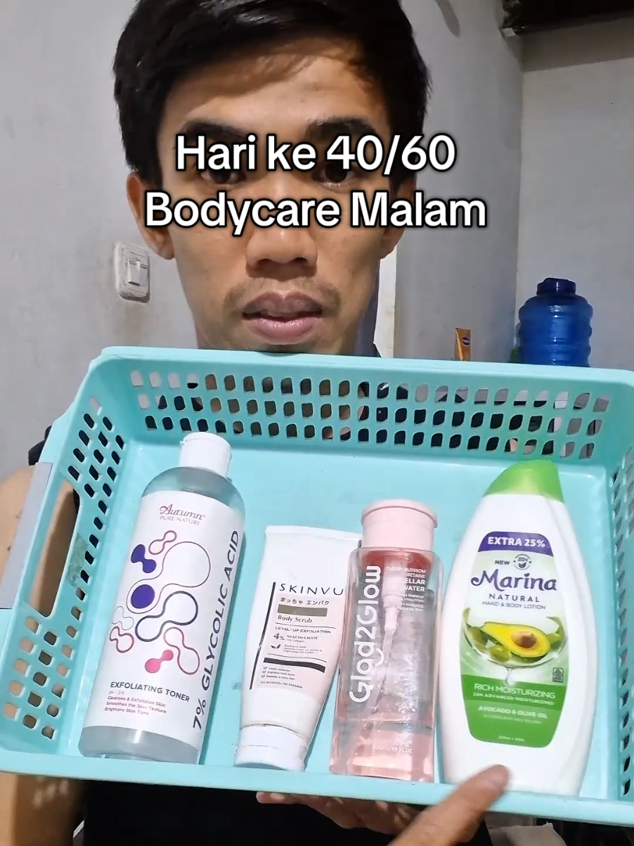 Hari ke 40 dari 60 hari tantangan Bodycare Malam #bodycare #tonerautumn #sabunaftermyskin #skinvu  #micelarwaterglad2glow