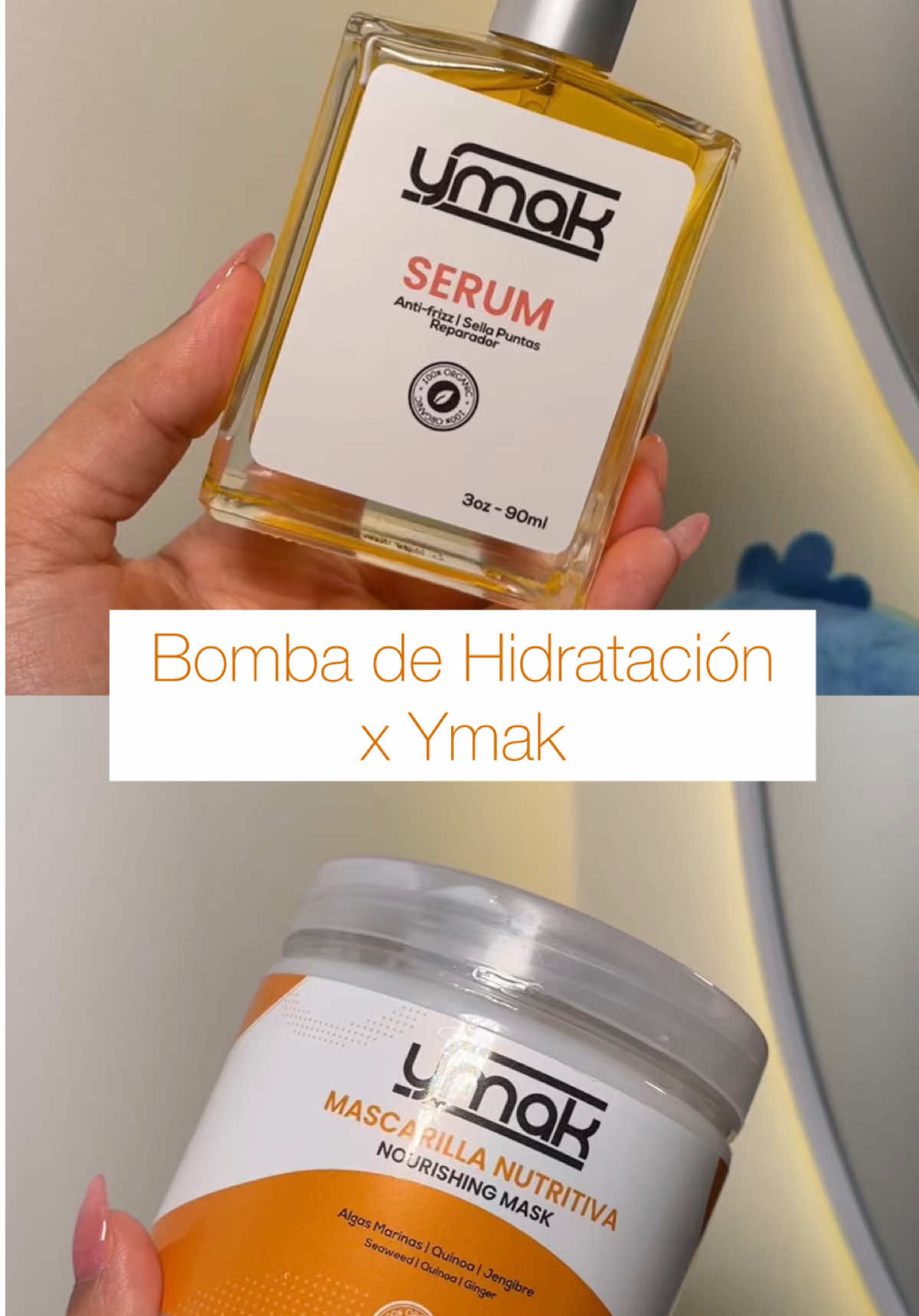 Chicas, si sienten su cabello seco o sin brillo, tienen que probar esta mezcla ✨ Combinen la mascarilla nutritiva con el serum de @YMAK_RD y van a ver la diferencia. 🤩 El cabello queda súper suave, hidratado y con mucho brillo ✨ Ya conocían esta mezcla? Háganlo y me cuentan cómo les fue 😍 @ymak_usa  #Ymak #CuidadoCapilar #HairCare #CabelloSaludable #RutinaCapilar 