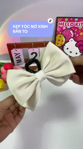 KẸP TÓC NƠ XINH BẢN TO#keptoc#keptocnoxinh 