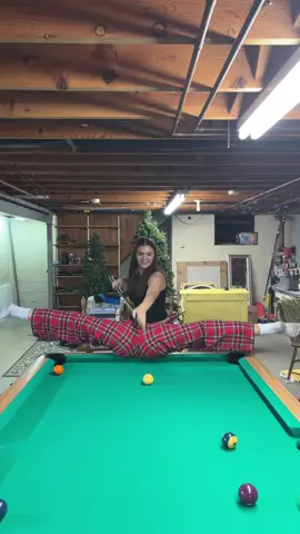 She did this on the first try  #8ballpool#8ballpooltrickshot#dancers#splits#dancersplaying8ball