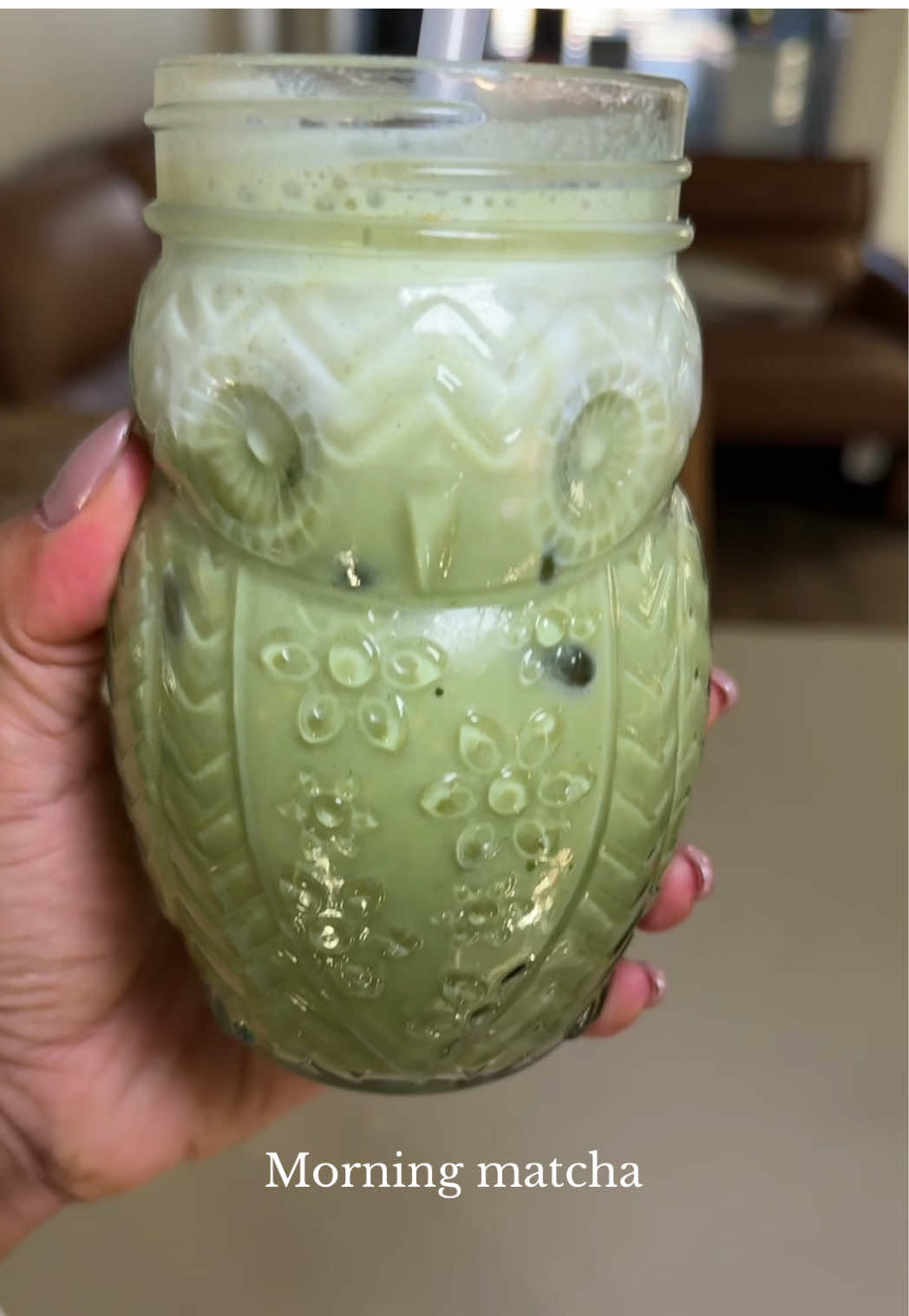 Straight to the kitchen to make my matcha this morning after a tiring weekend 🫠 still trying to wake up #matcha #matchalatte #mondaymood #wfhlife #contentcreator 