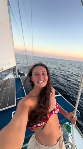 Night 2 🌊🩵☀️ #boatlife #fyp #ocean 