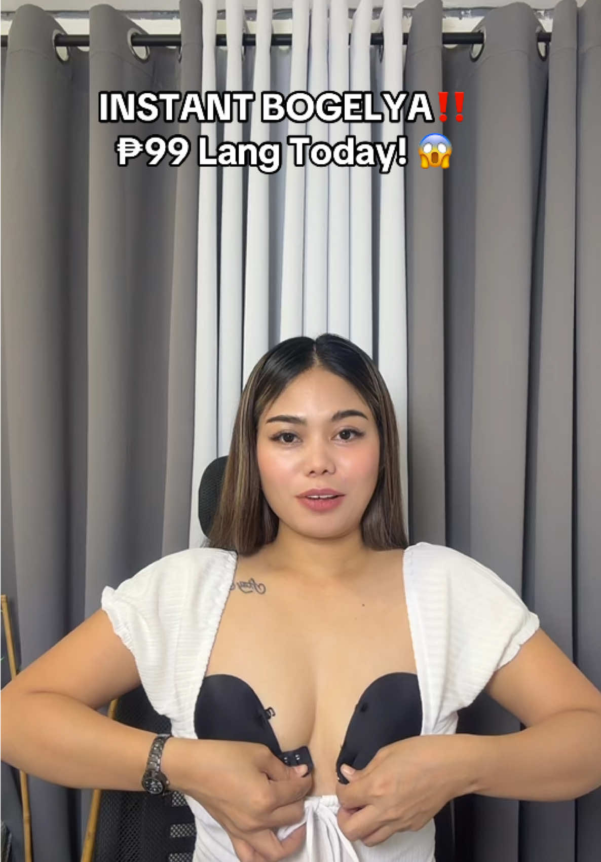 Boobs achieved mga mima sa Push up Bra na to tapos affordable lang!  Disclaimer:price may vary until promotions end. #seamlessbra #pushupbra #nonwirepushupbra #womenbra 